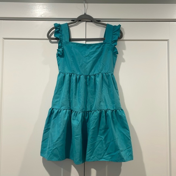 SHEIN Turquoise Dress - Picture 1 of 3